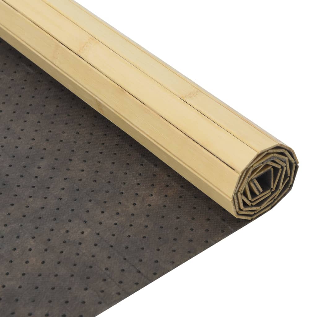 Tepih pravokutni svijetli prirodni 100 x 400 cm od bambusa