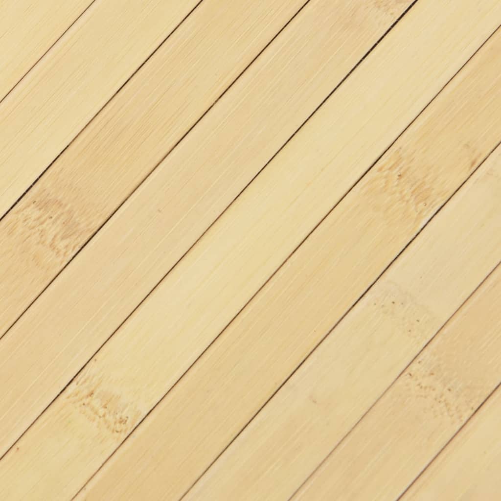 Tepih pravokutni svijetli prirodni 100 x 400 cm od bambusa