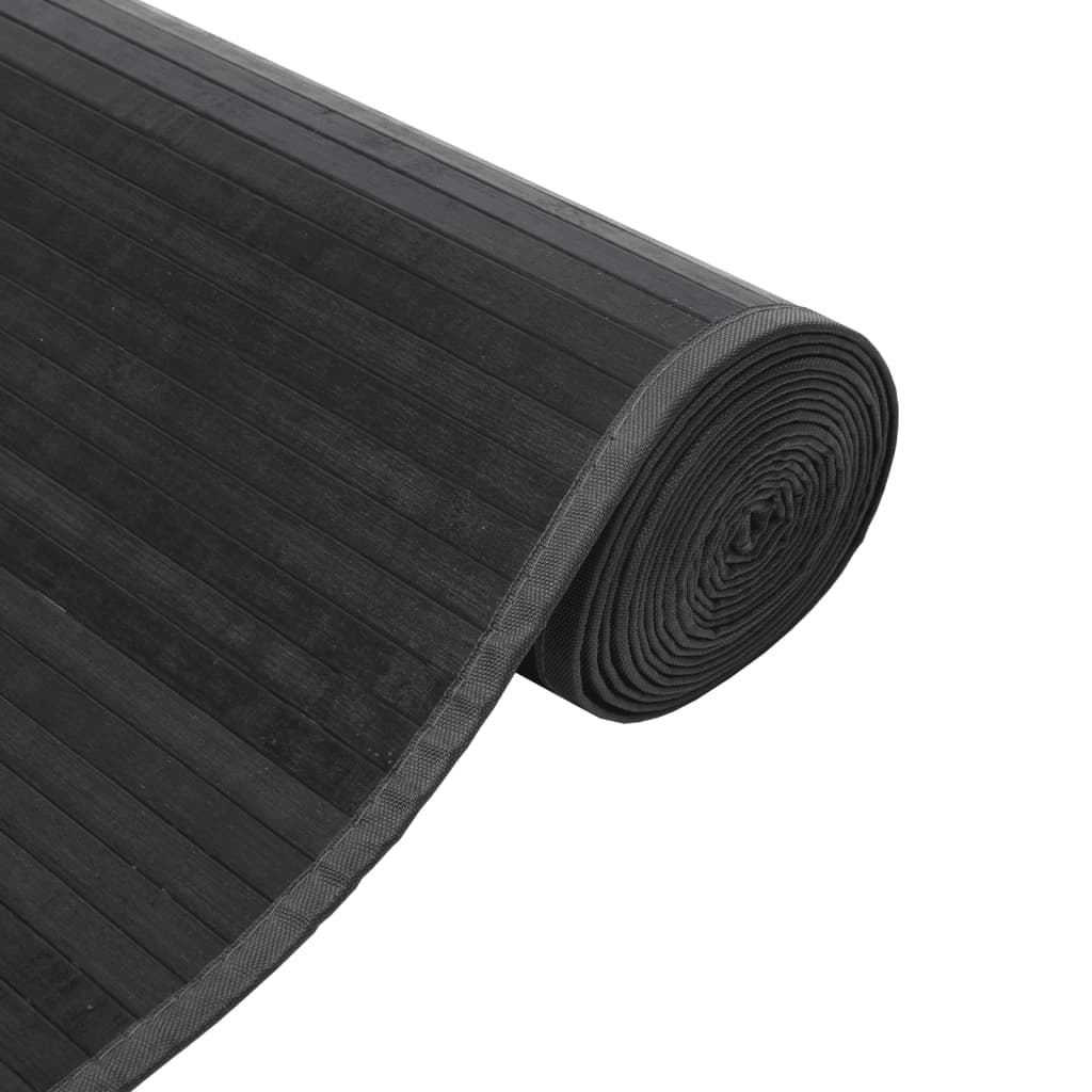 Tepih pravokutni sivi 60 x 300 cm od bambusa