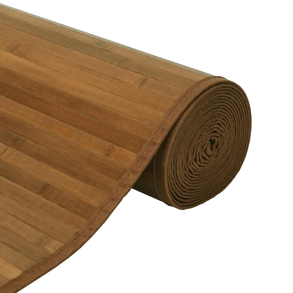 Tepih pravokutni smeđi 60 x400 cm od bambusa
