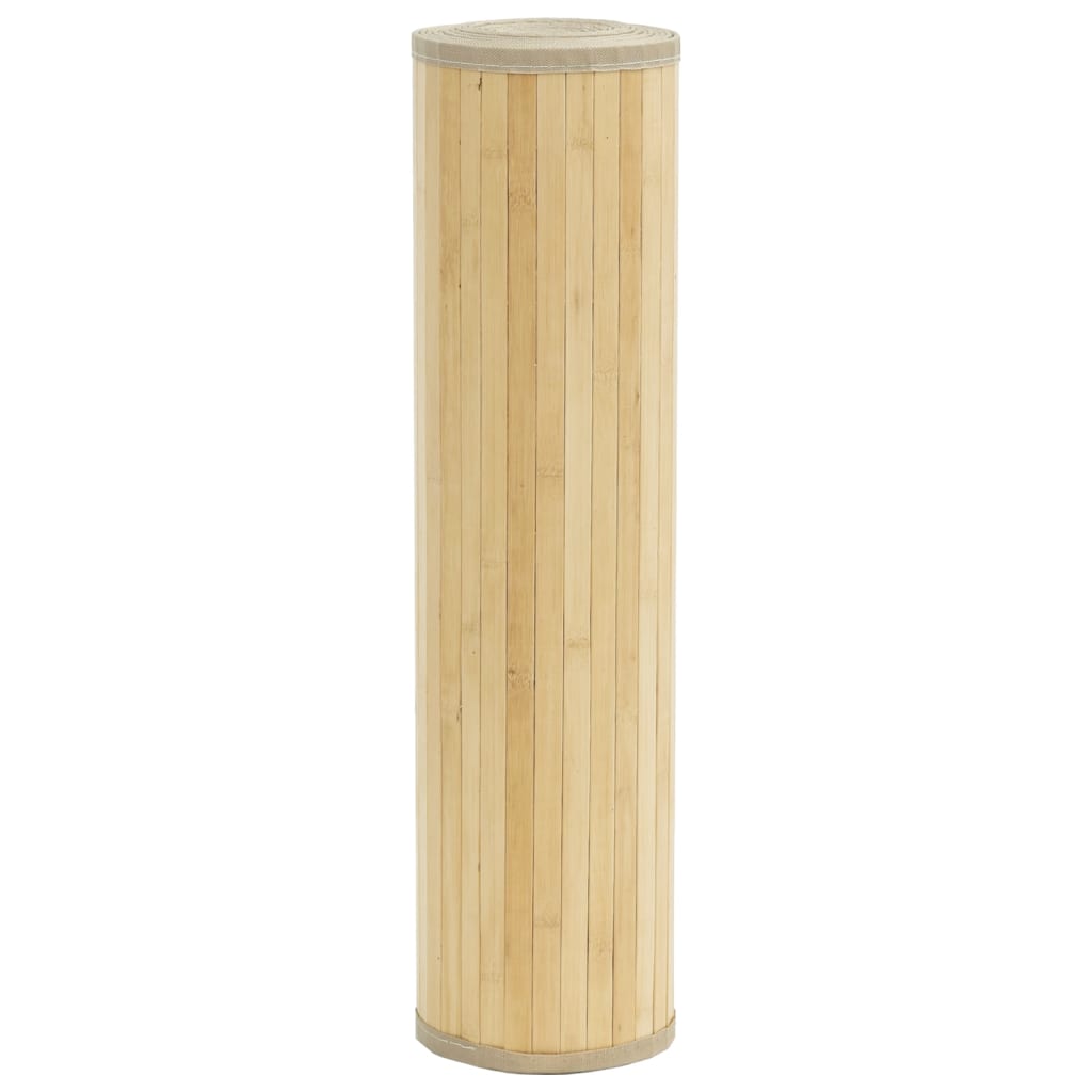 Tepih pravokutni svijetli prirodni 60 x 1000 cm od bambusa