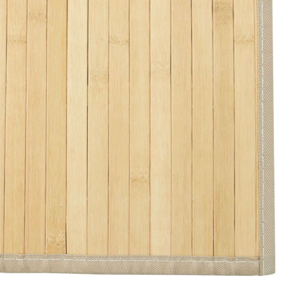 Tepih pravokutni svijetli prirodni 60 x 1000 cm od bambusa