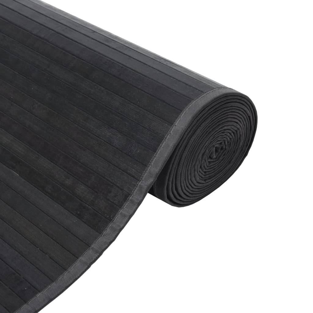 Tepih pravokutni sivi 60 x 1000 cm od bambusa