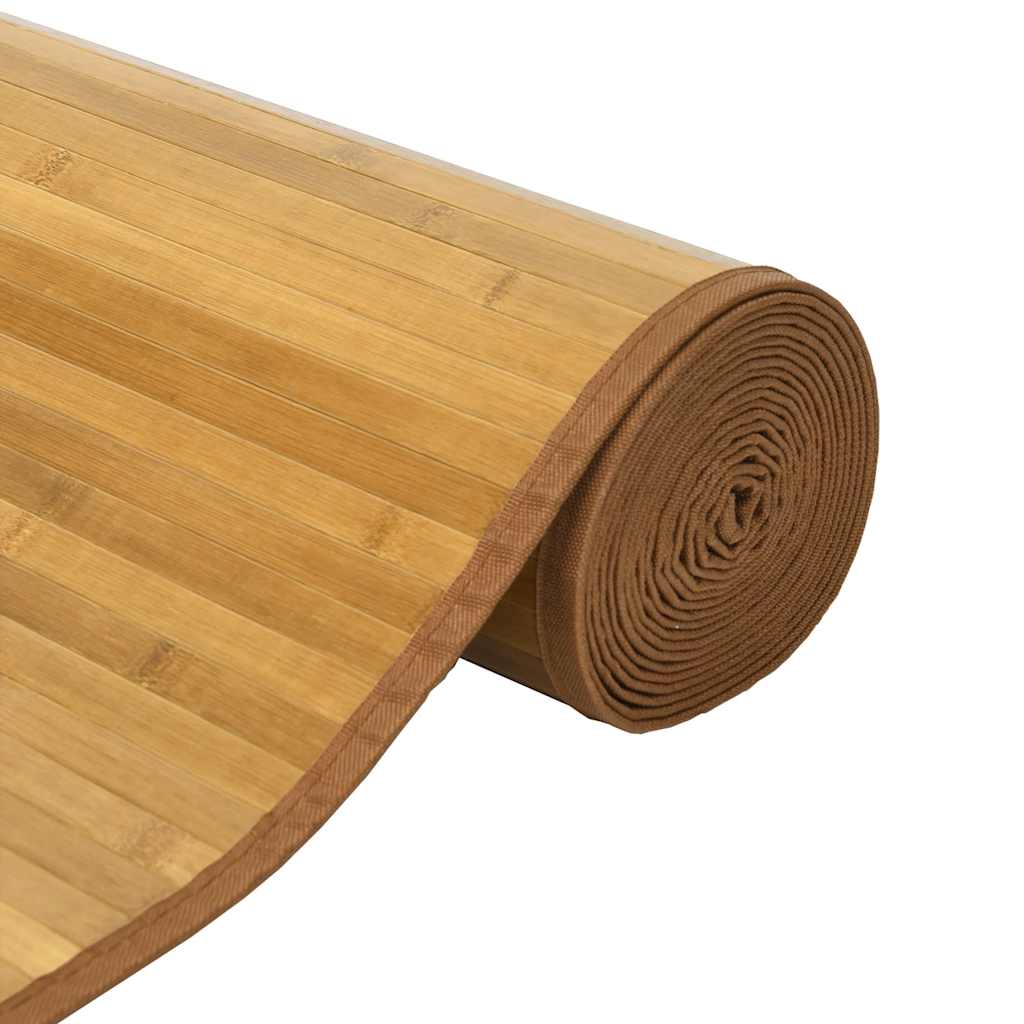 Tepih pravokutni prirodni 70 x 100 cm od bambusa