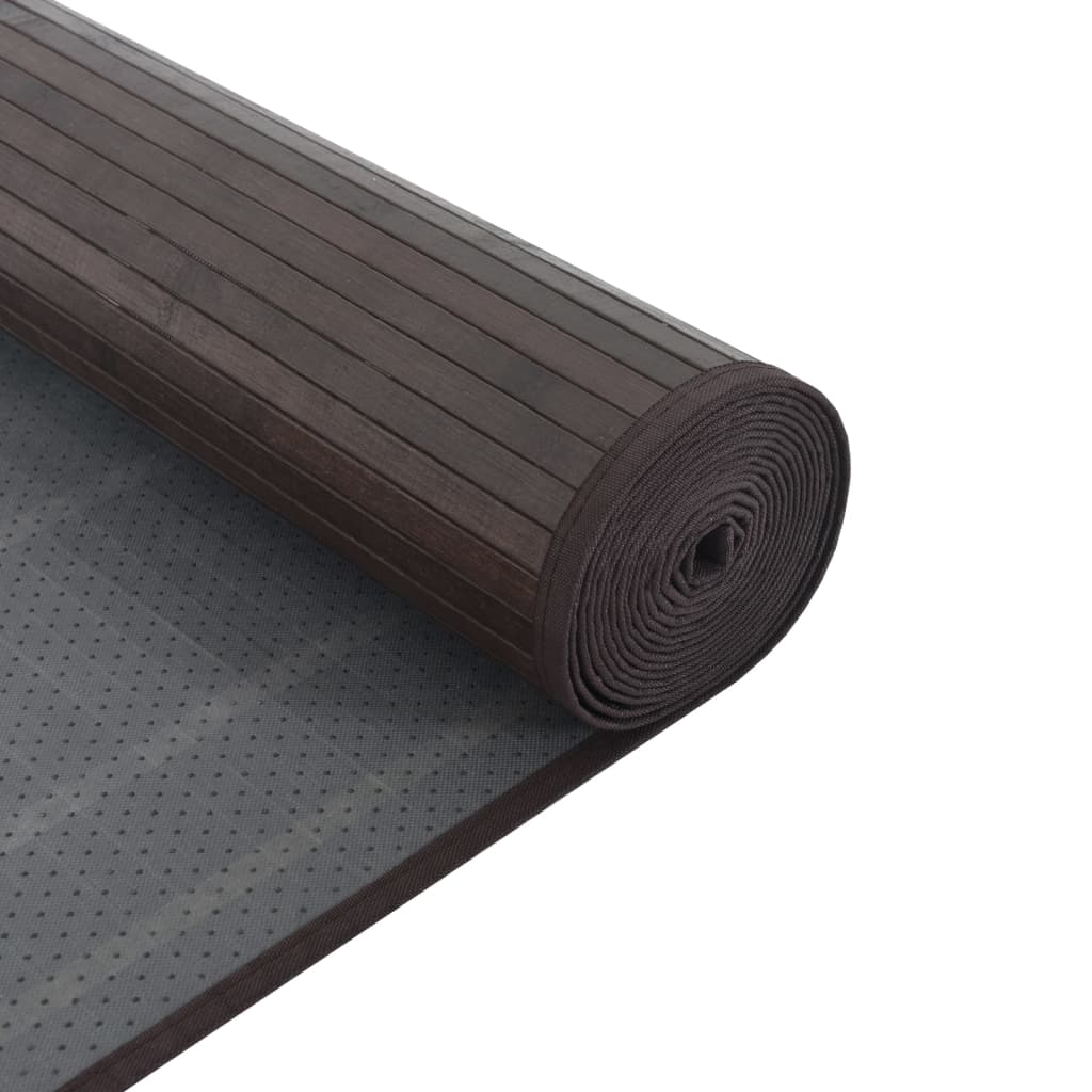 Tepih Pravokutni Tamnosmeđi 70x200 cm Bambus