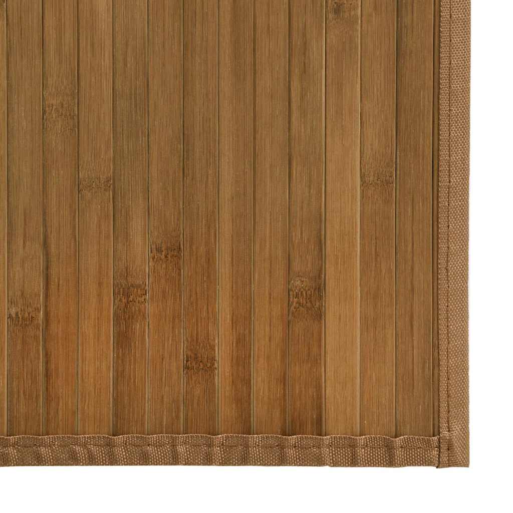 Tepih pravokutni smeđi 70 x 500 cm od bambusa