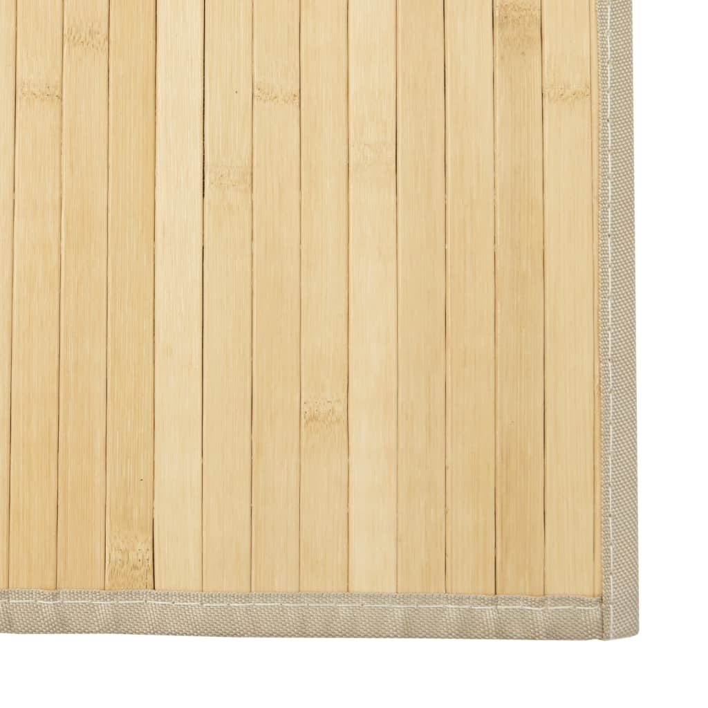 Tepih pravokutni svijetli prirodni 70 x 500 cm od bambusa