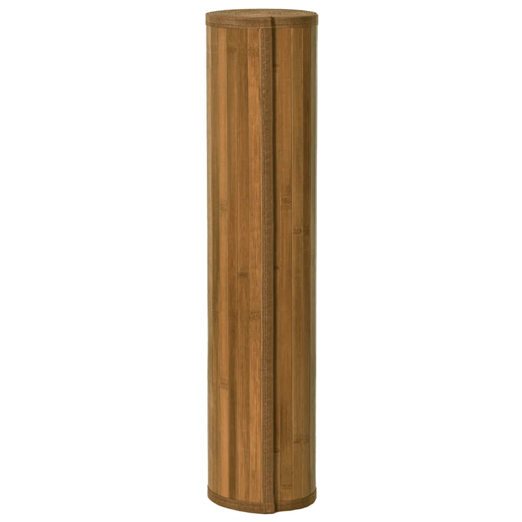 Tepih pravokutni smeđi 80 x300 cm od bambusa