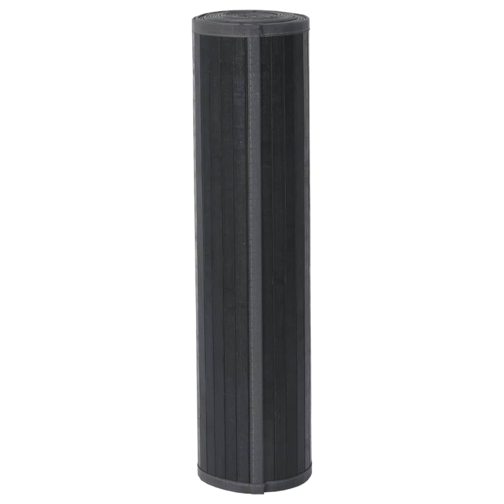 Tepih pravokutni sivi 80 x 300 cm od bambusa