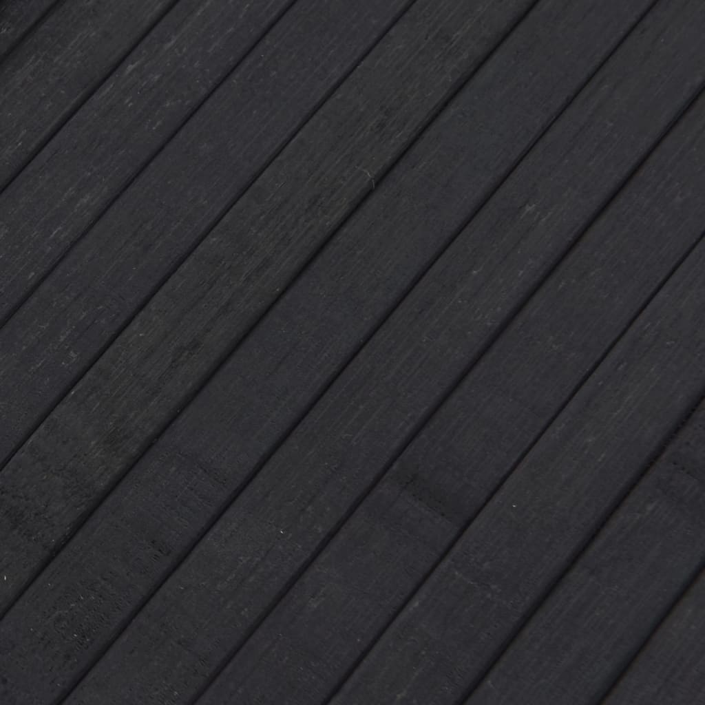 Tepih pravokutni sivi 80 x 500 cm od bambusa