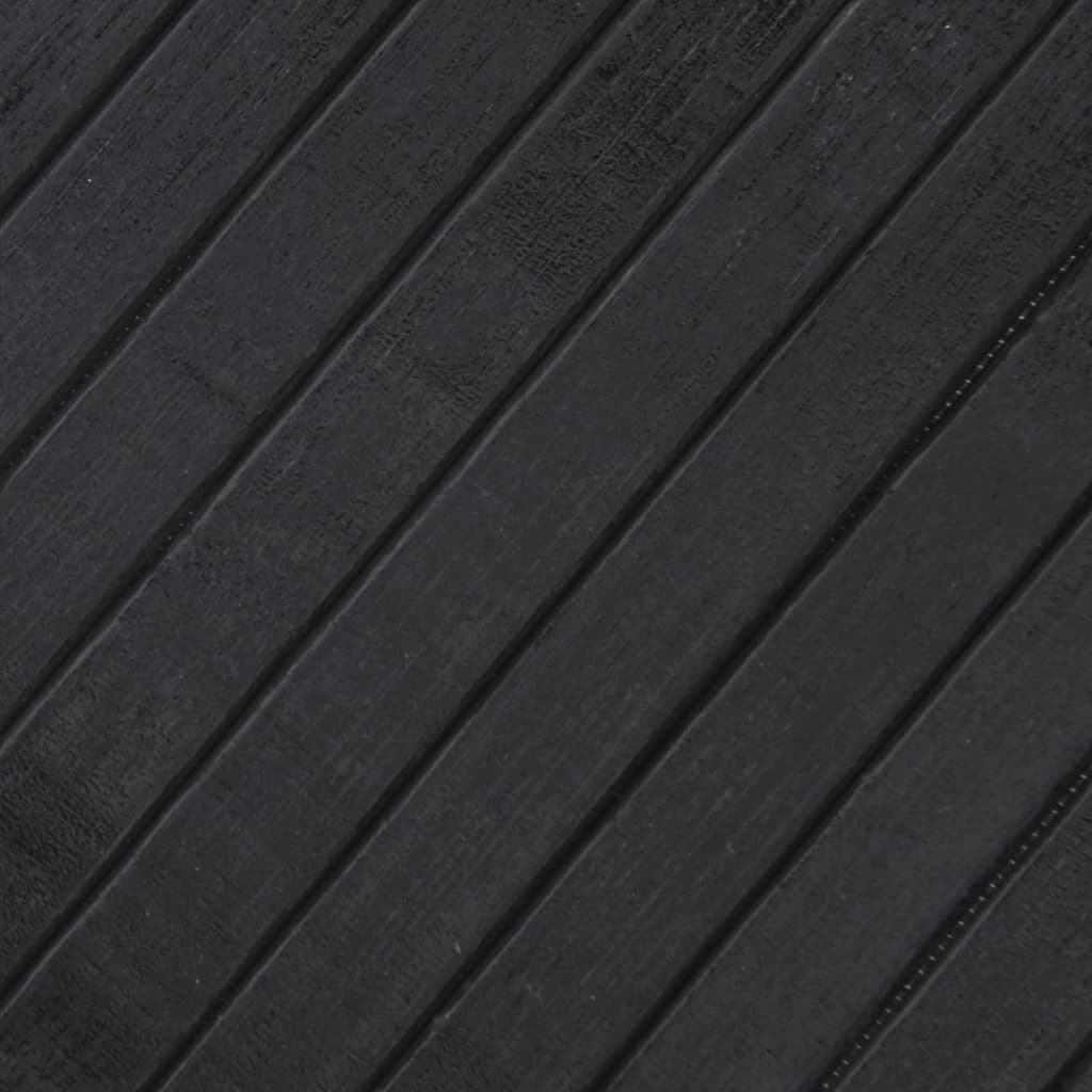 Tepih pravokutni sivi 100 x 1000 cm od bambusa