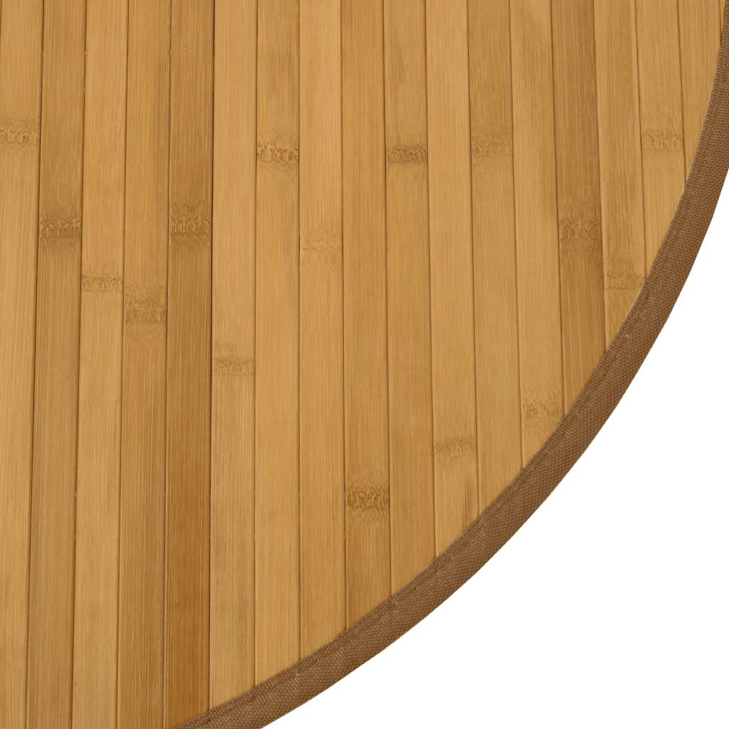 Okrugli tepih Prirodni 100 cm Bambus