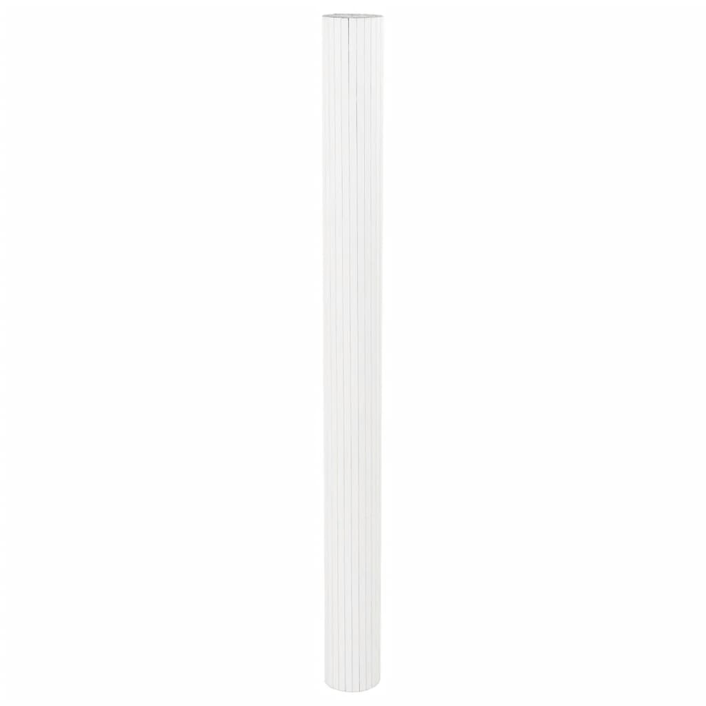 Sobna pregrada bijela širina 800 cm visina 165 cm od bambusa