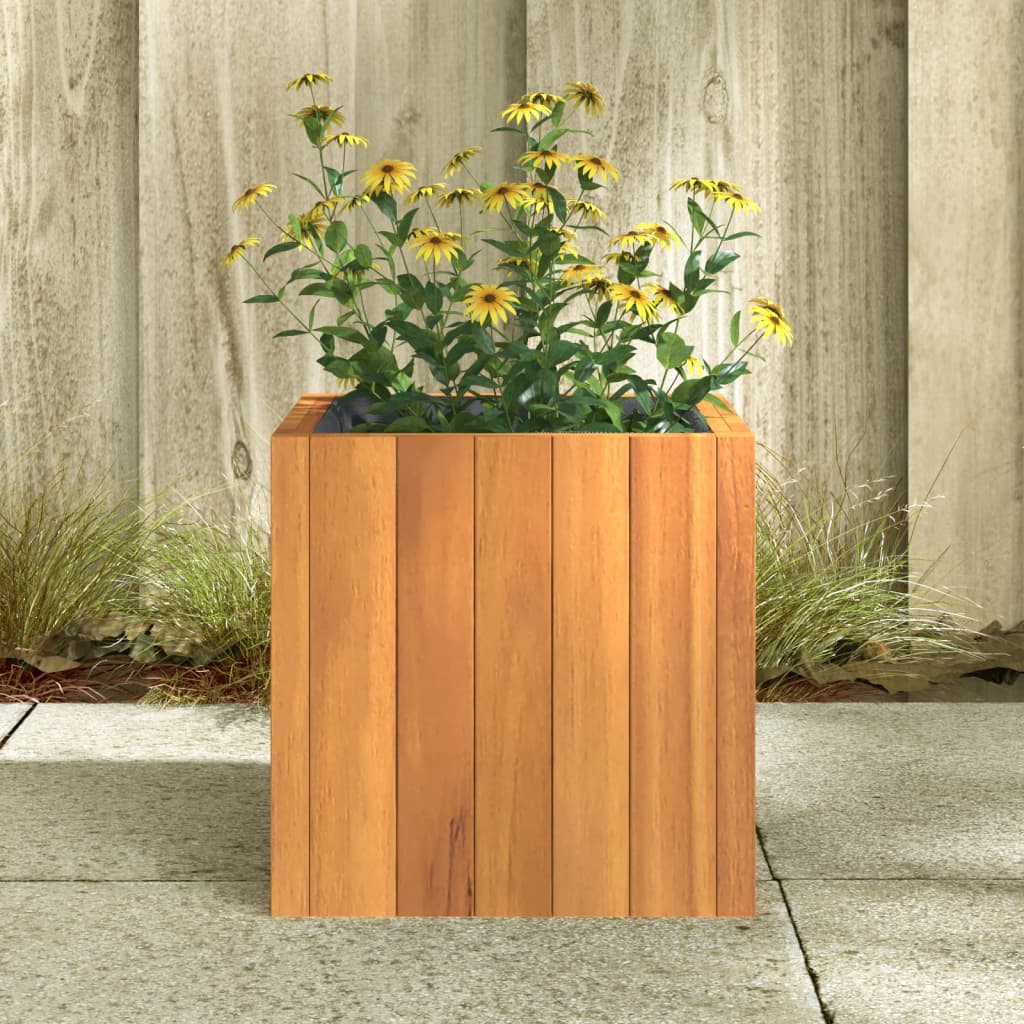 Vrtna sadilica 25x25x25 cm od masivnog bagremovog drva