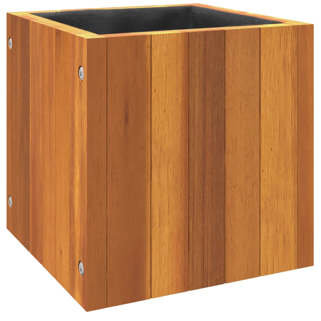 Vrtna sadilica 25x25x25 cm od masivnog bagremovog drva