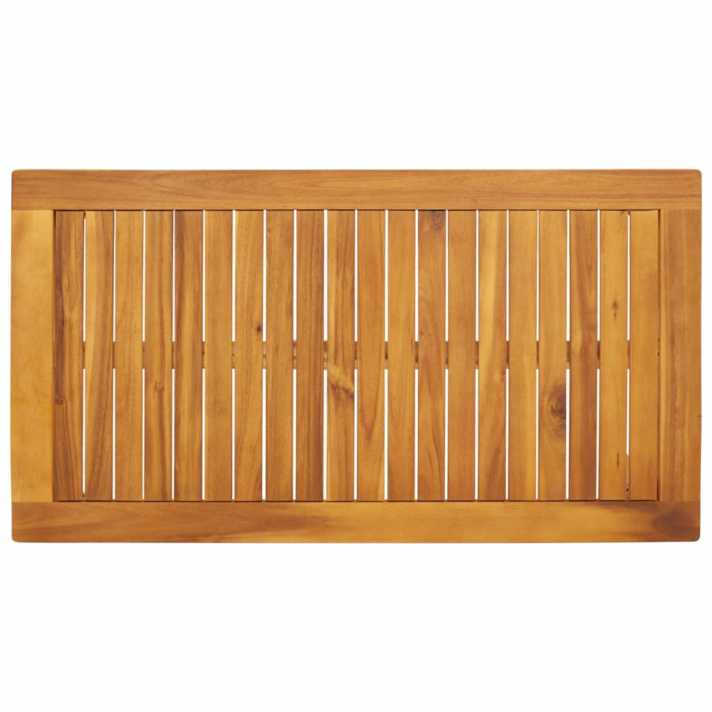Vrtni blagovaonski stol 100 x 55 x 45 cm masivno bagremovo drvo