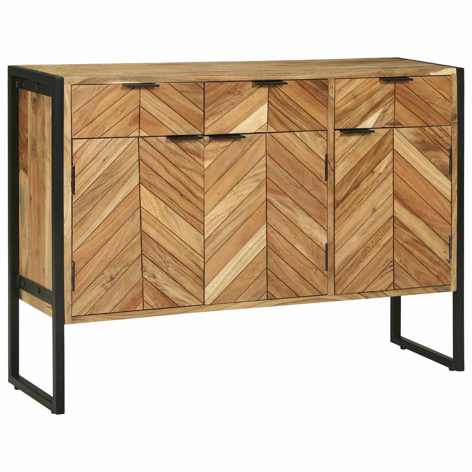 Kreveta 100 x 30 x 75 cm Čvrsto drvo akacije