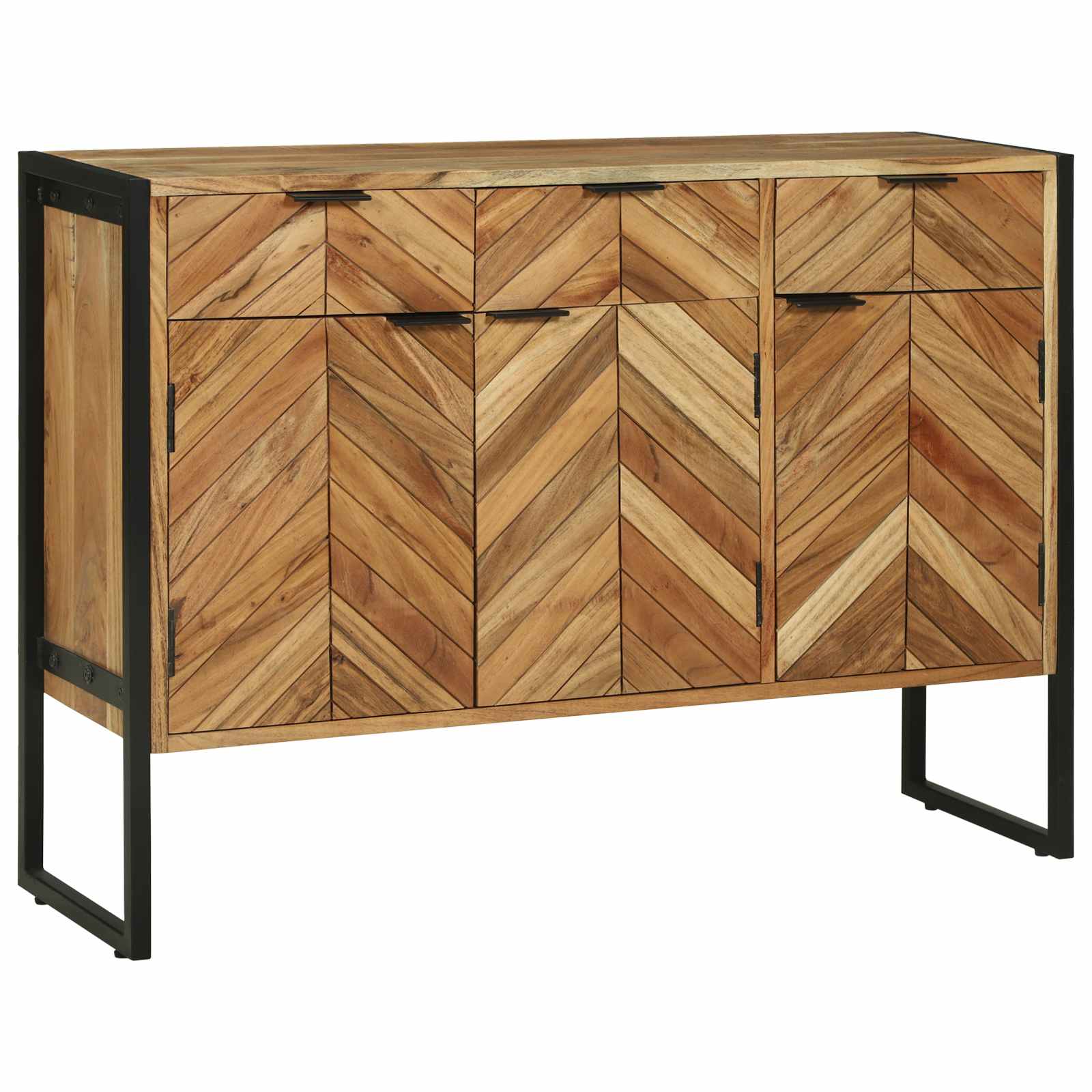 Kreveta 100 x 30 x 75 cm Čvrsto drvo akacije