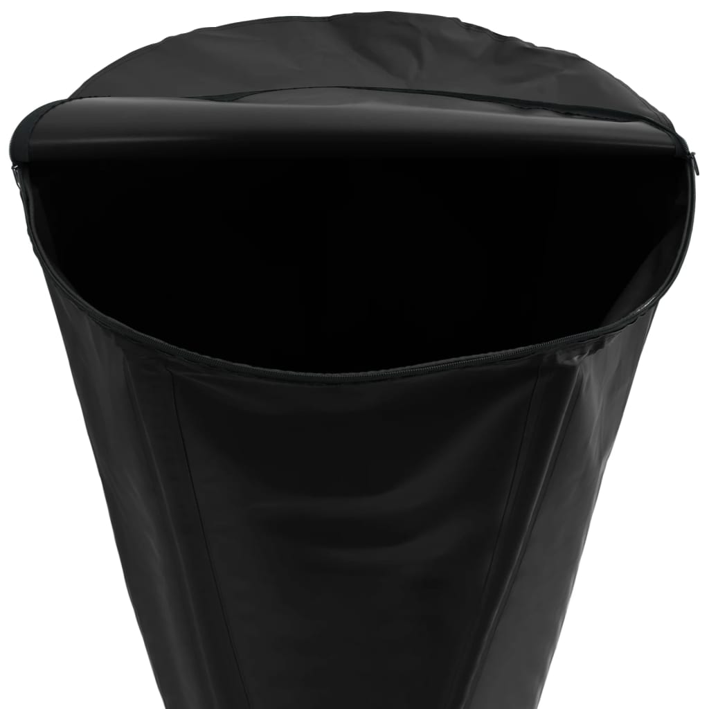 Spremnik za vodu sa slavinom sklopivi 100 L PVC Crna