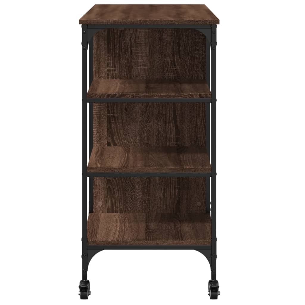 Kuhinjska kolica boja hrasta 100x45x89,5 cm konstruirano drvo
