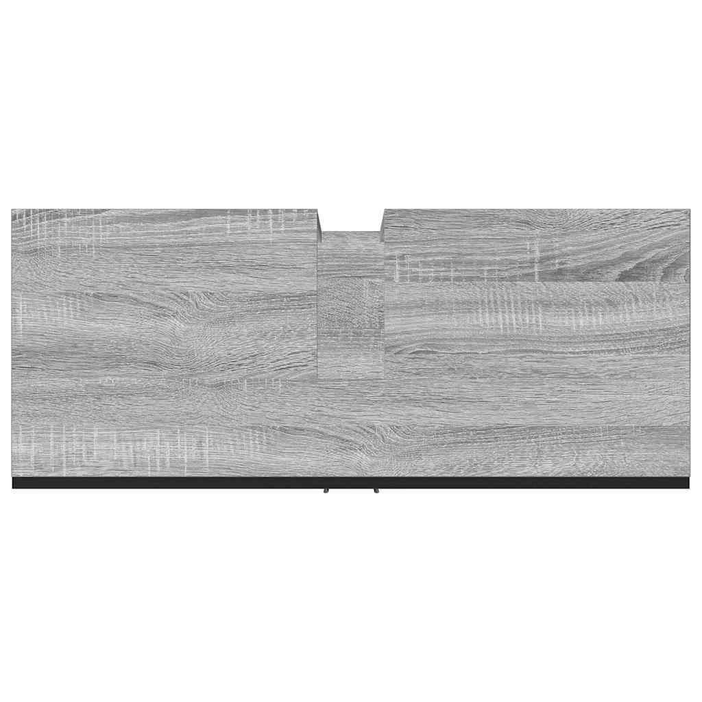 Kupaonski ormarić za umivaonik boja hrasta 80x33x60 cm drveni