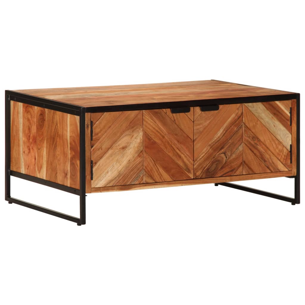 Stolić za kavu 90x55x40 cm od masivnog drva bagrema