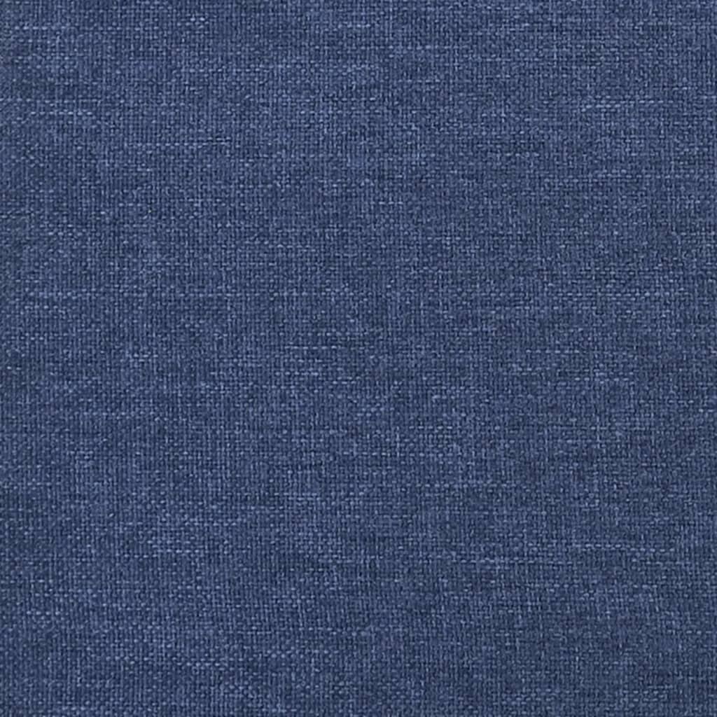 Dvosjed na razvlačenje od tkanine plavi