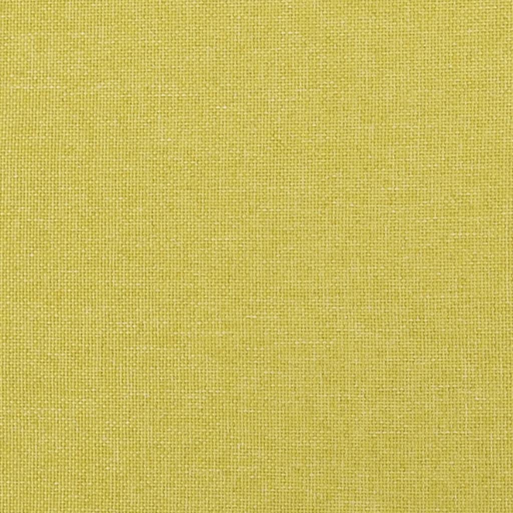 Dvosjed na razvlačenje od tkanine s dva jastuka zeleni