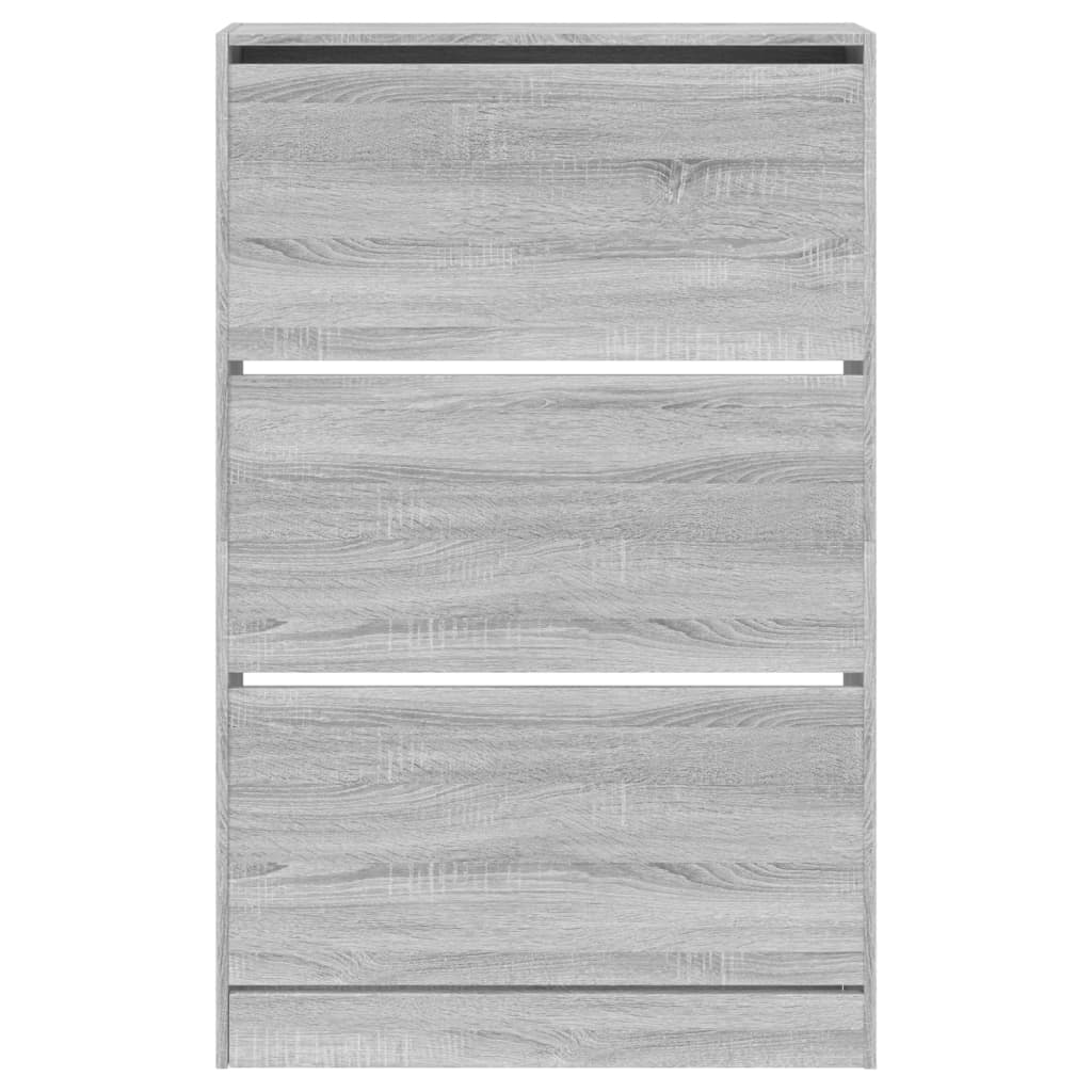 Ormarić za cipele boja hrasta 80x21x125,5 cm konstruirano drvo