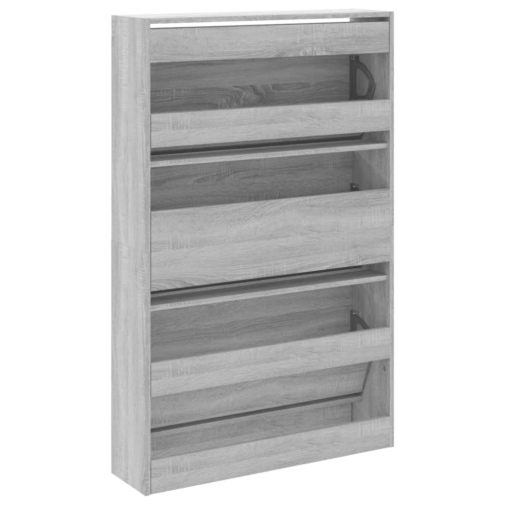 Ormarić za cipele boja hrasta 80x21x125,5 cm konstruirano drvo