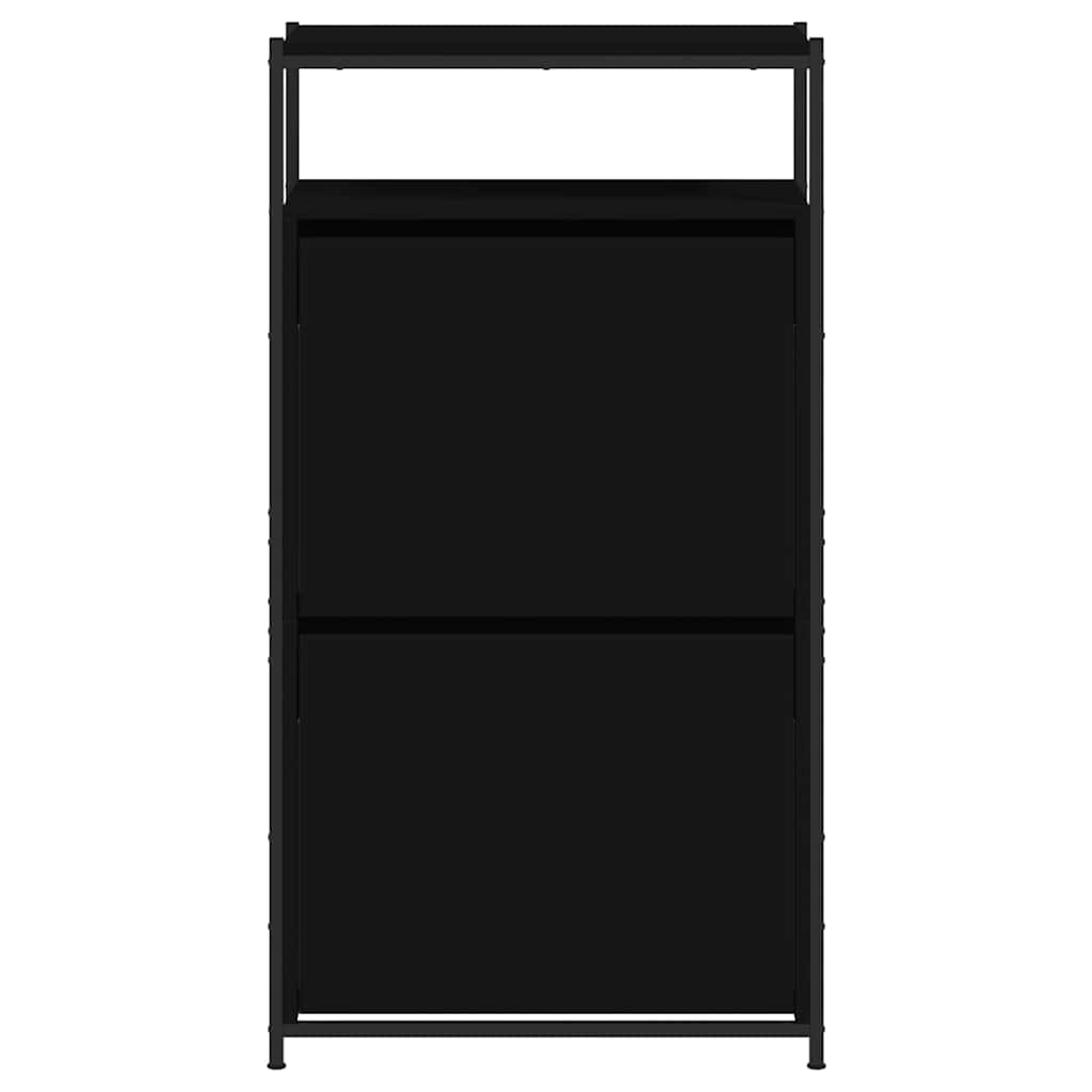 Ormarić za cipele crni 60 x 34 x 112 cm od konstruiranog drva