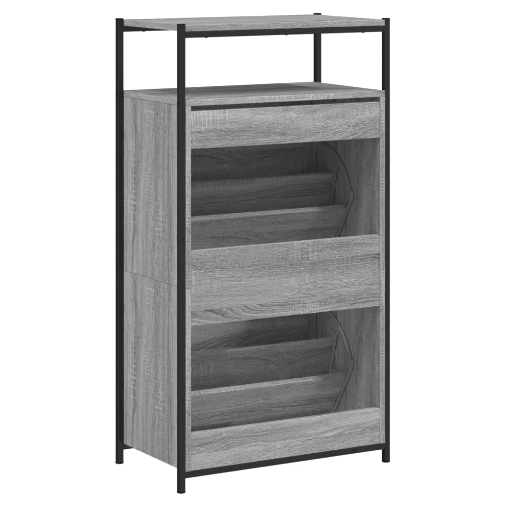 Ormarić za cipele boja hrasta 60x34x112 cm konstruirano drvo