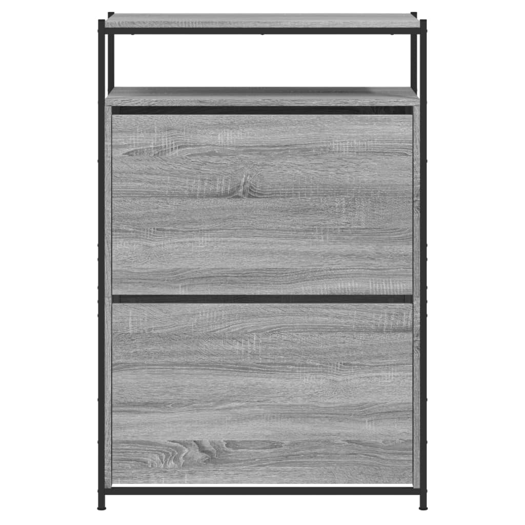 Ormarić za cipele boja hrasta 75x34x112 cm konstruirano drvo