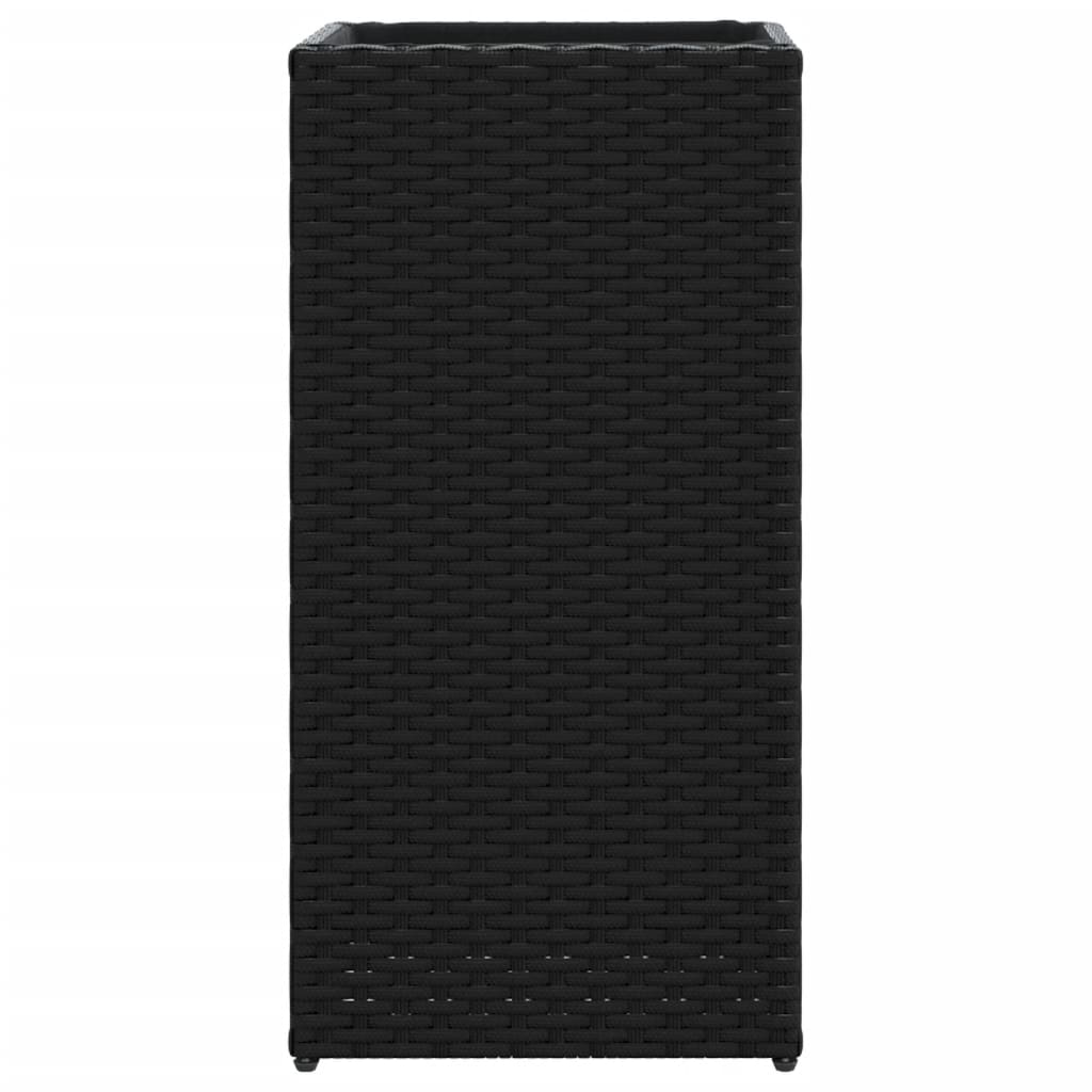 Vrtna sadilica crna 30 x 30 x 60 cm od poliratana