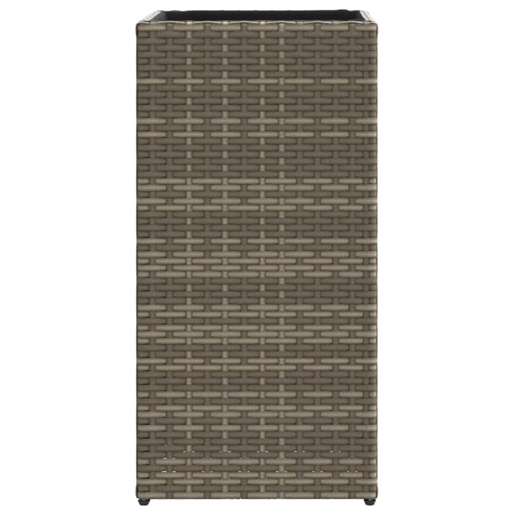 Vrtna sadilica siva 30 x 30 x 60 cm od poliratana