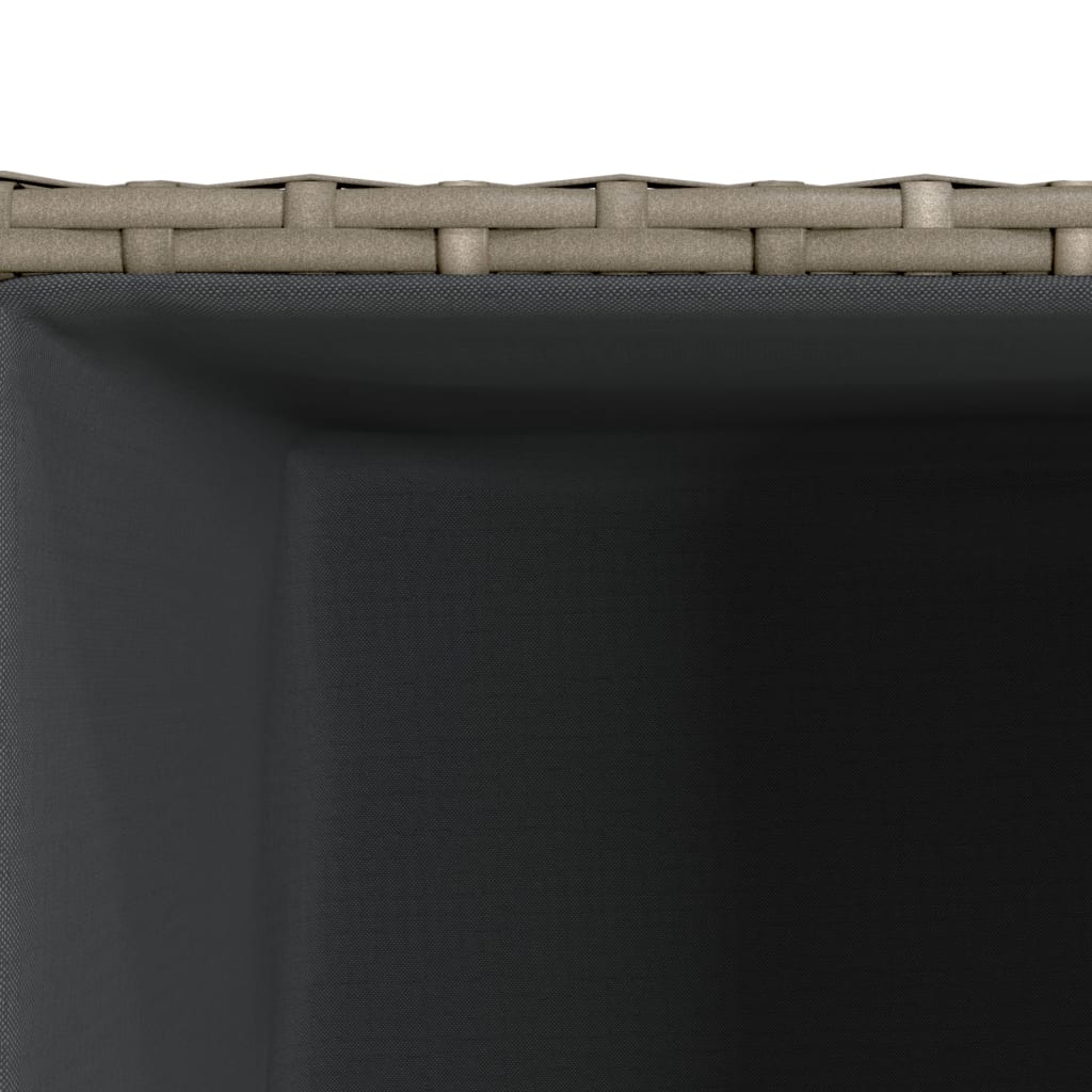 Vrtna sadilica siva 30 x 30 x 60 cm od poliratana