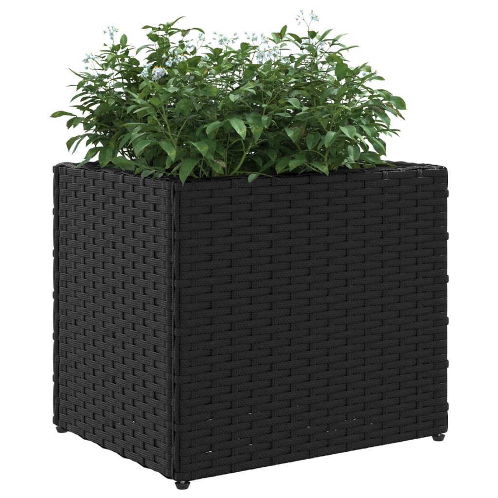 Vrtna sadilica crna 36 x 30 x 32 cm od poliratana