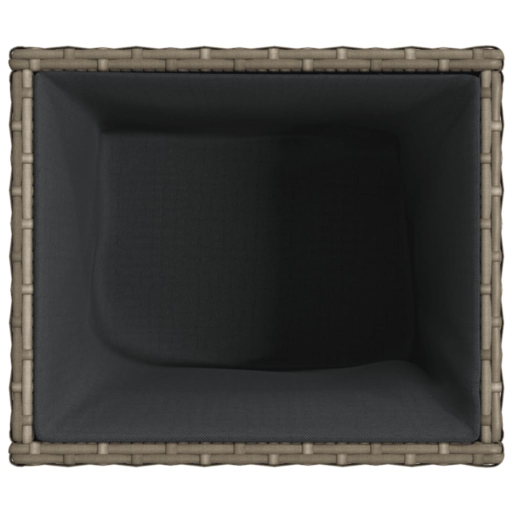 Vrtna sadilica siva 36 x 30 x 32 cm od poliratana