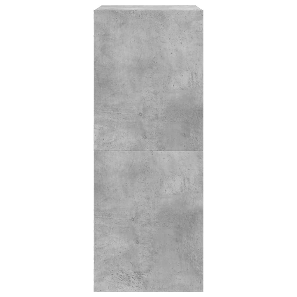 Ormarić za cipele s 2 ladice siva boja betona 60 x 42 x 108 cm