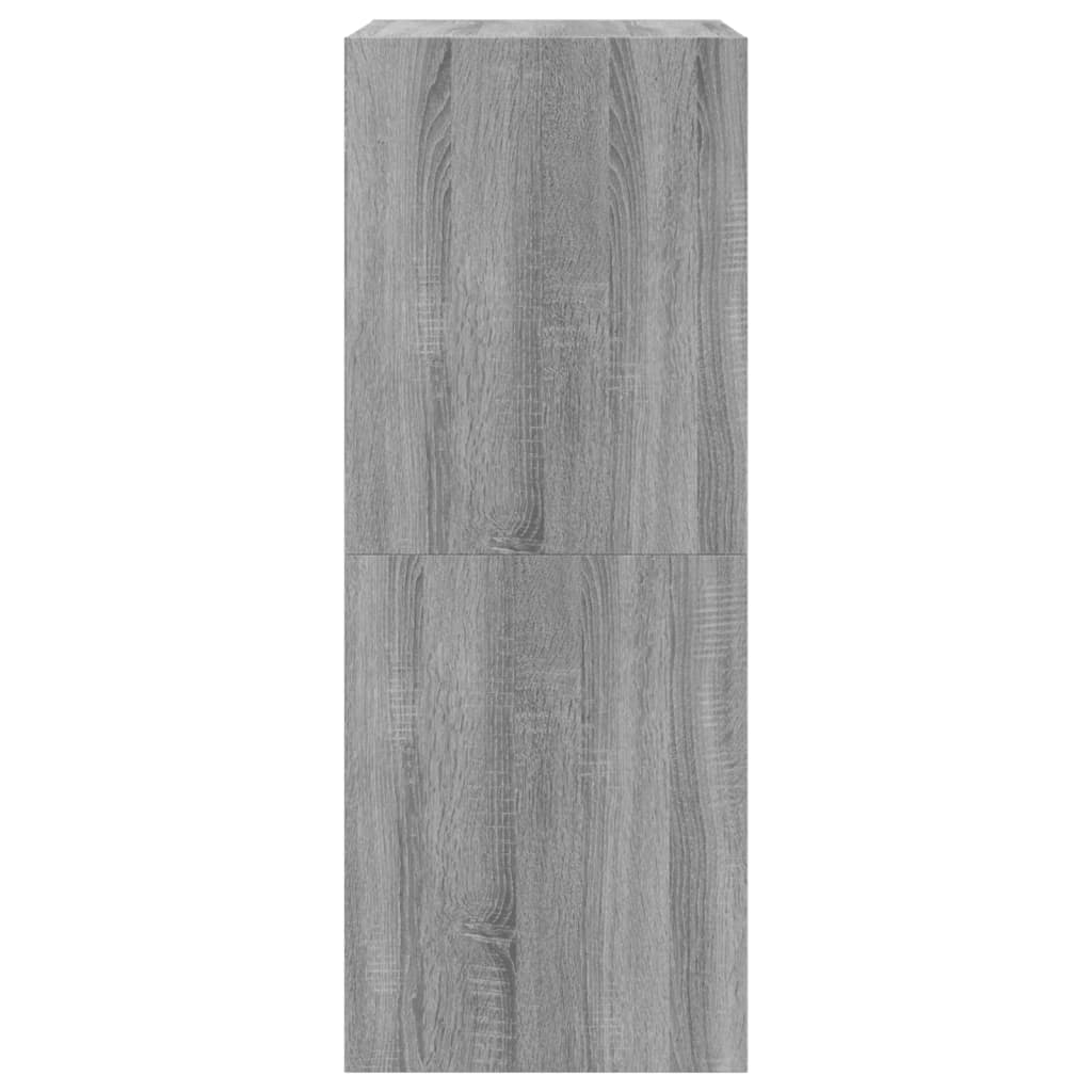 Ormarić za cipele s 2 ladice siva boja hrasta 60x42x108 cm