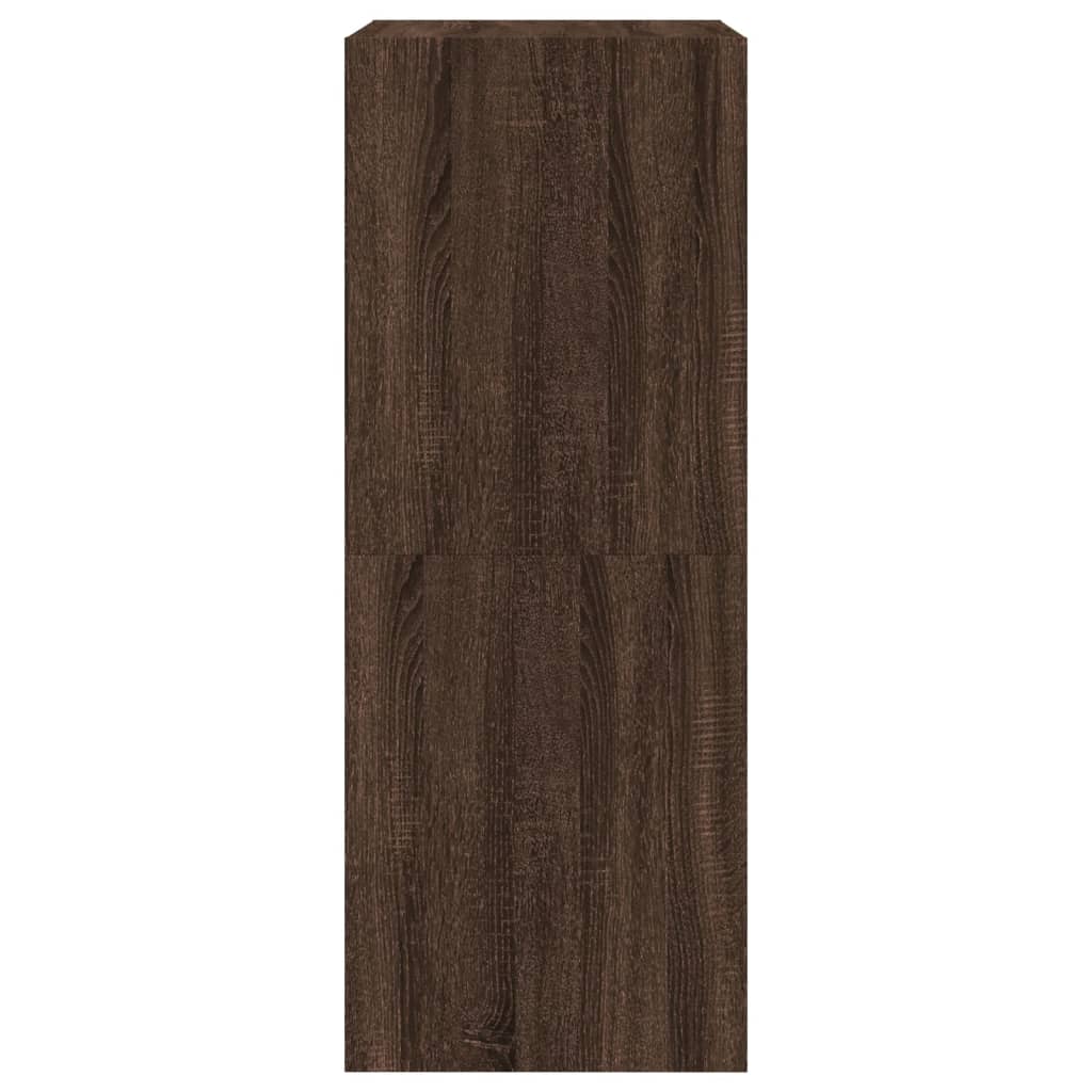 Ormarić za cipele s 2 ladice smeđa boja hrasta 60 x 42 x 108 cm