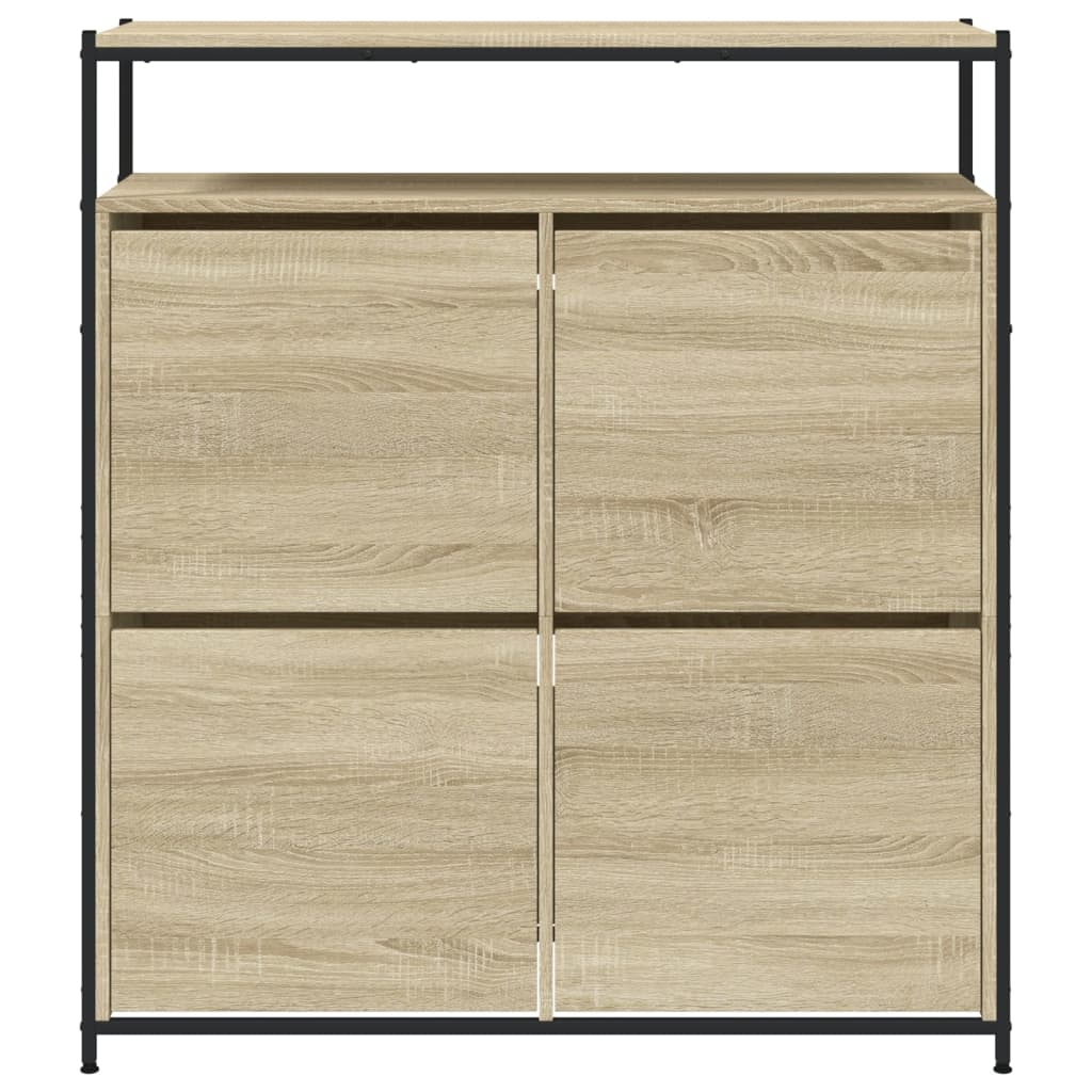 Ormarić za cipele s 4 ladice boja hrasta 100x34x112 cm