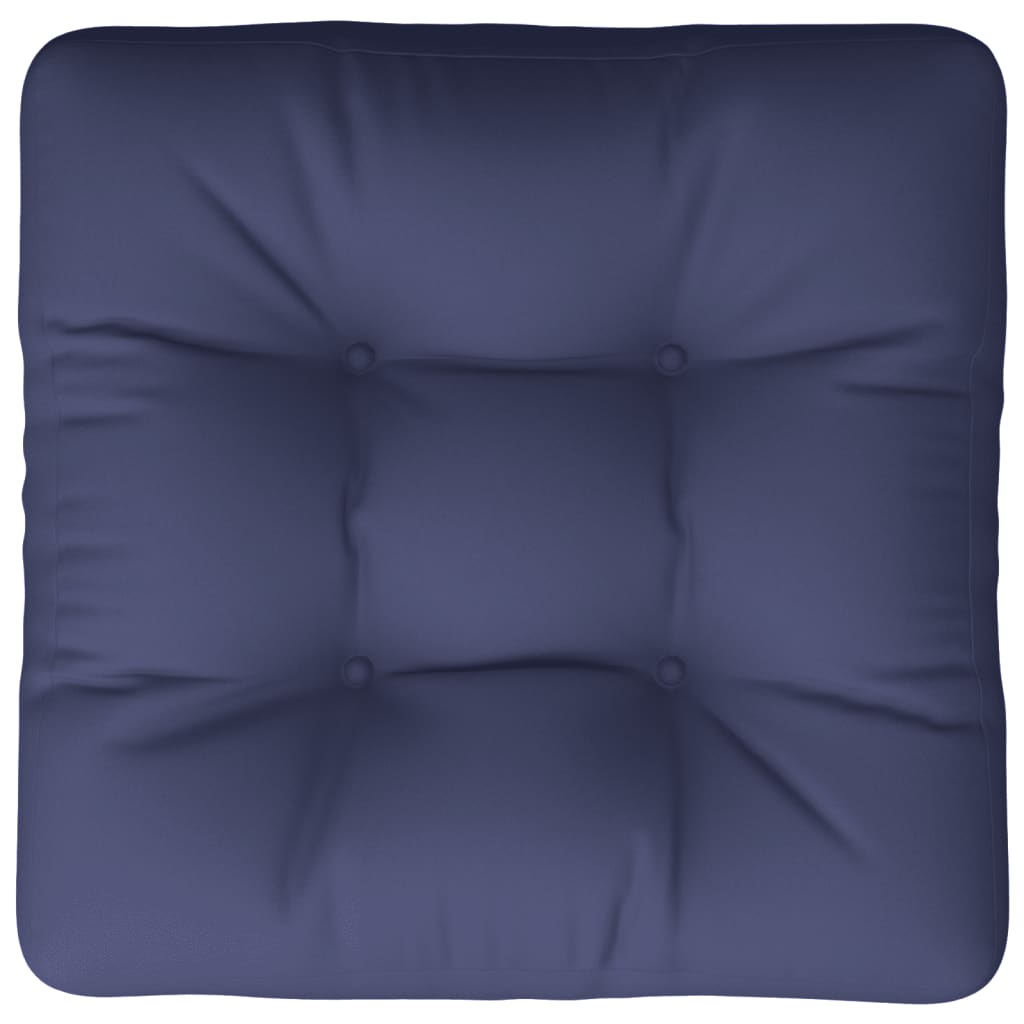 Jastuk za palete tamnoplavi 60 x 60 x 12 cm od tkanine