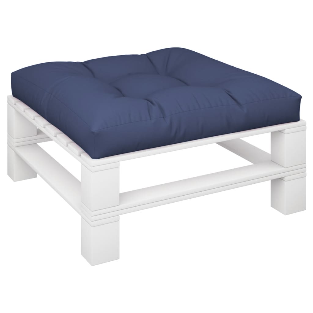 Jastuk za palete tamnoplavi 70 x 70 x 12 cm od tkanine