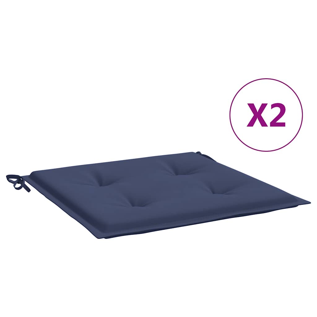 Jastuci za palete 2 kom modri 40x40x4 cm od tkanine Oxford