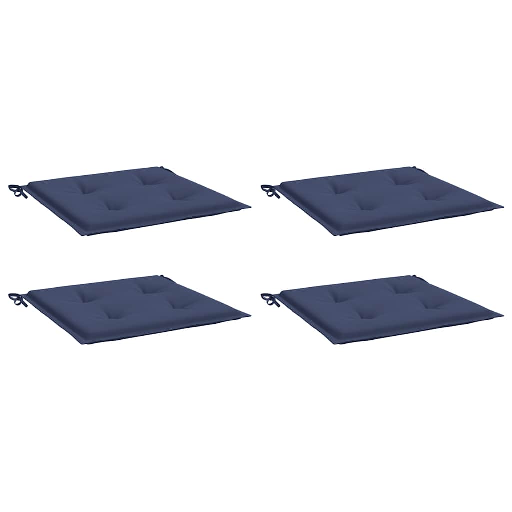 Jastuci za palete 4 kom modri 40x40x4 cm od tkanine Oxford
