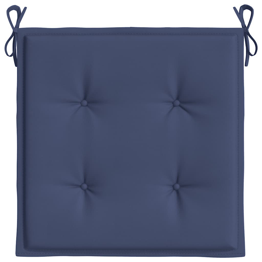 Jastuci za palete 4 kom modri 40x40x4 cm od tkanine Oxford