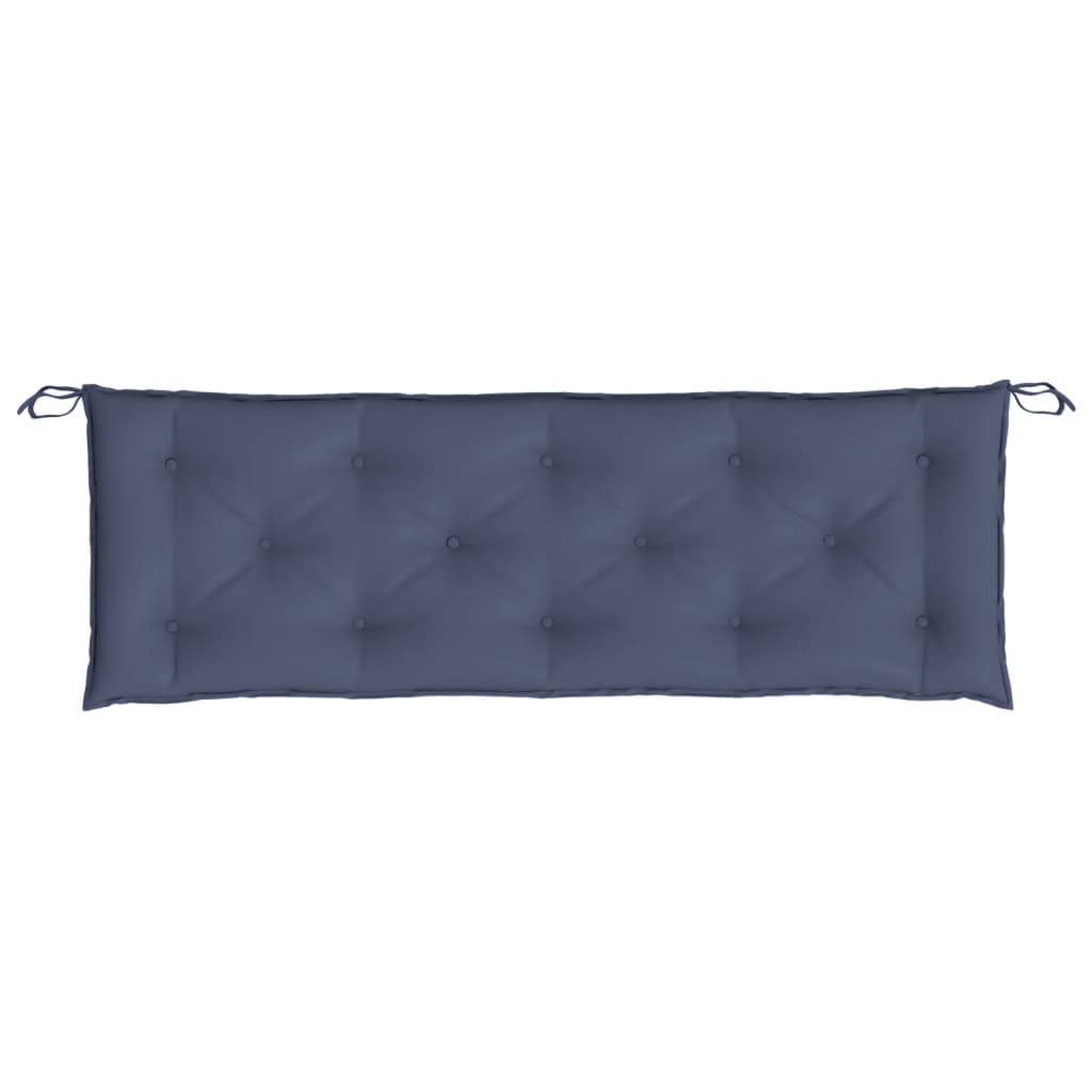 Jastuk za vrtnu klupu modri 150x50x7 cm tkanine Oxford