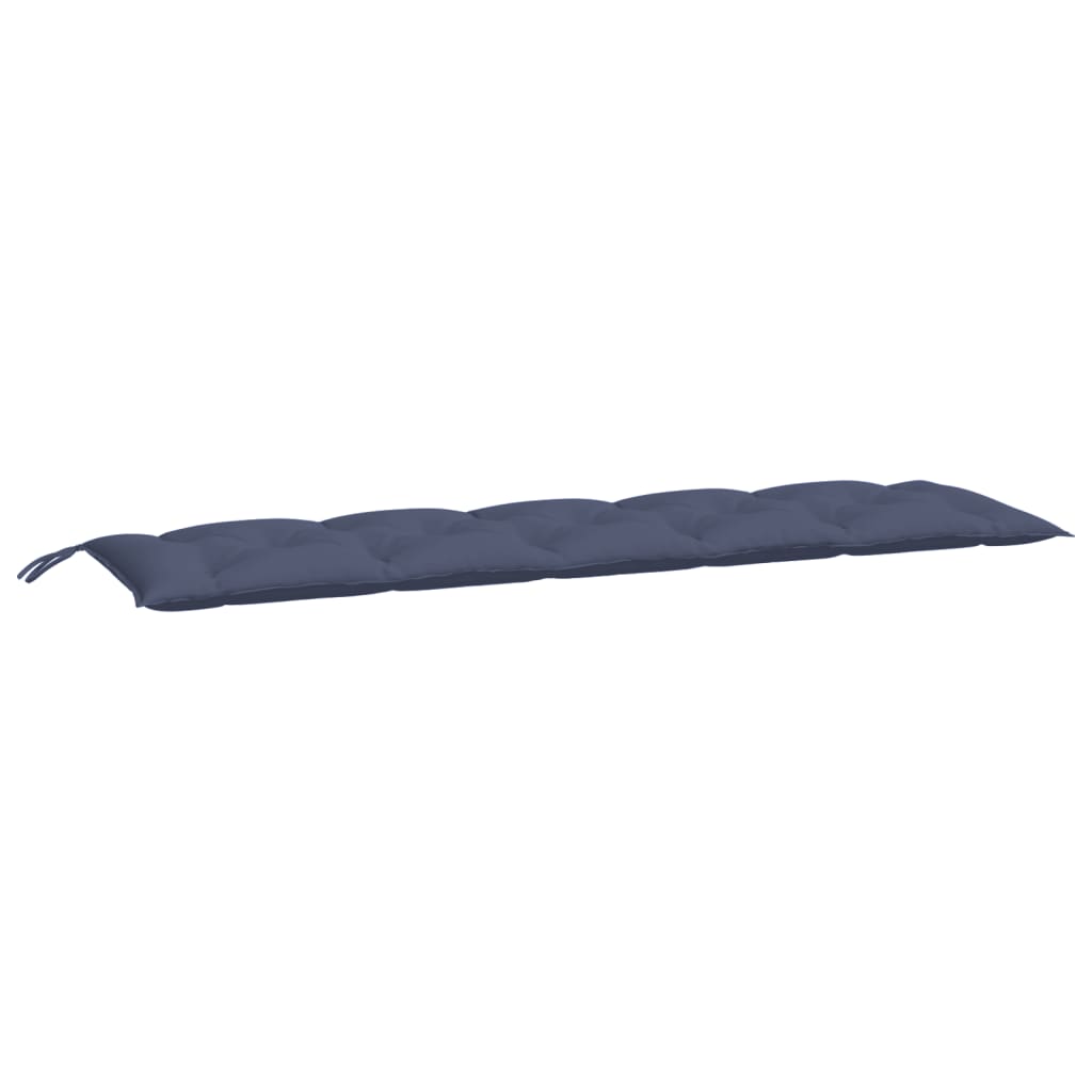 Jastuk za vrtnu klupu modri 180x50x7 cm tkanine Oxford