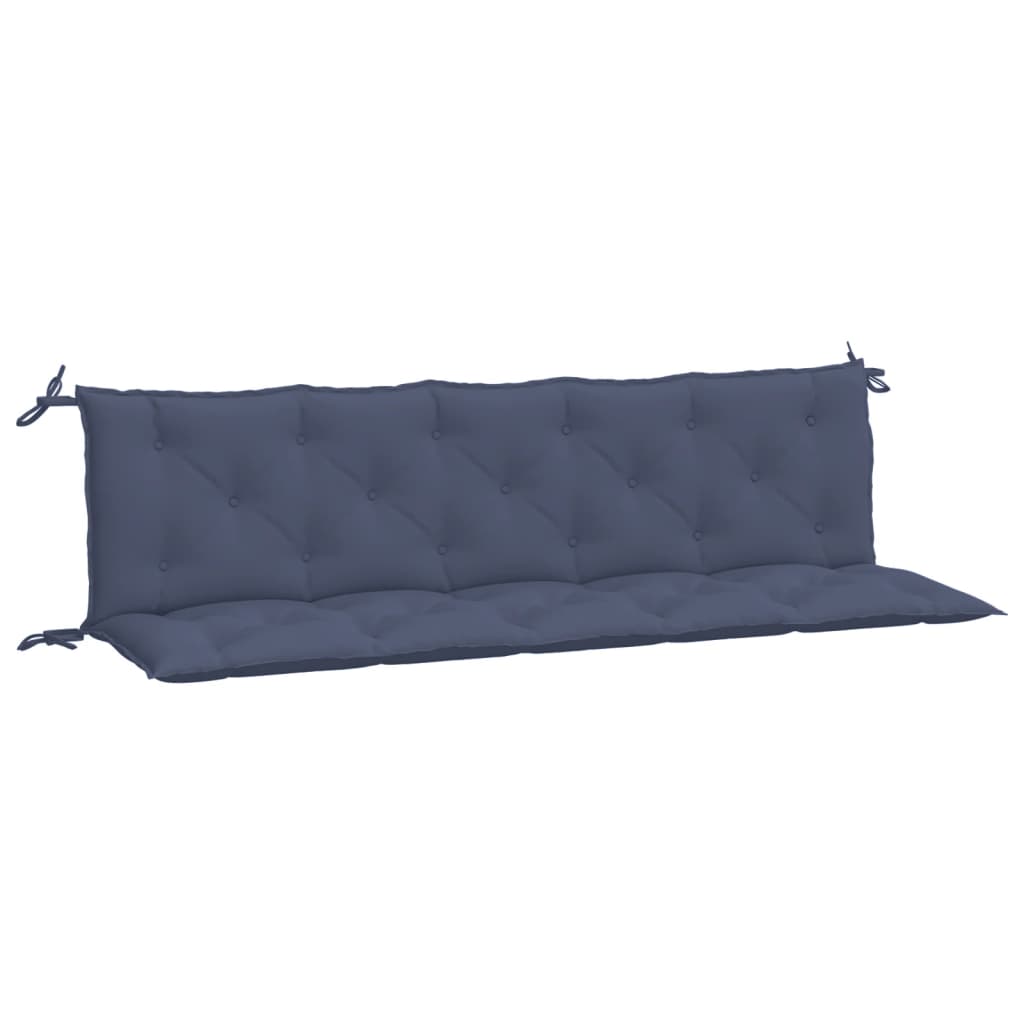 Jastuci za vrtnu klupu 2 kom modri 180x50x7cm od tkanine Oxford